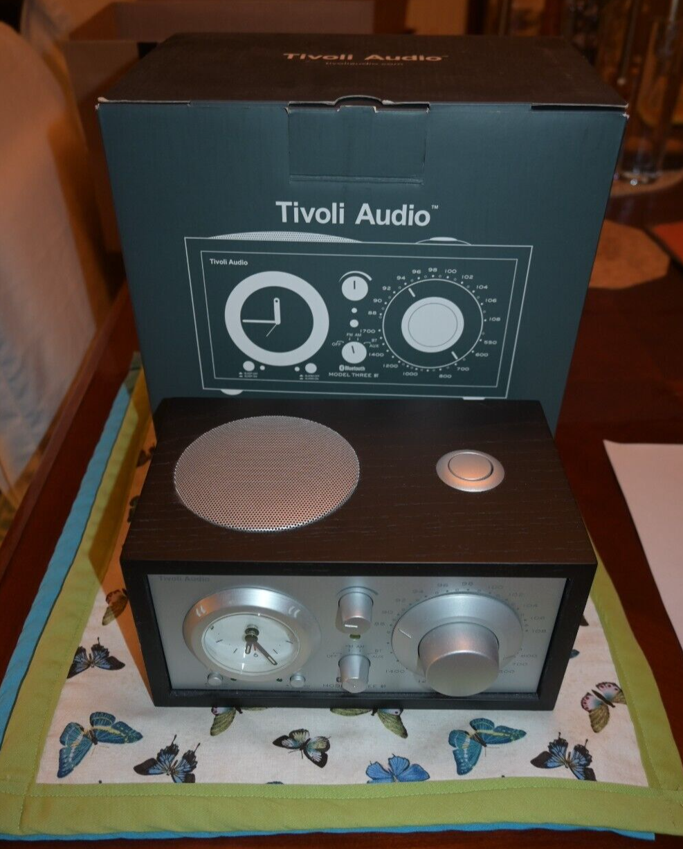 Tivoli AudioModel Three BTAM/FM Clock RadioBlack Ash / Silver eBay