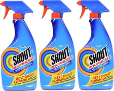 Shout Advanced Laundry Stain Remover Gel, 22 Oz, Pack of 3