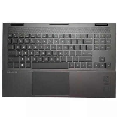 New For HP Omen 15-EN 15-EK Palmrest with (RGB Backlit) Keyboard M00667-001 15.6