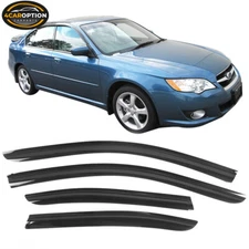 Fits 05-06 Subaru Outback Legacy Window Visors Rain Sun Guard Vent 4PC Set
