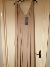 Show Me Your MuMu Soft Beige Bridesmaid Maxi Dress Size M