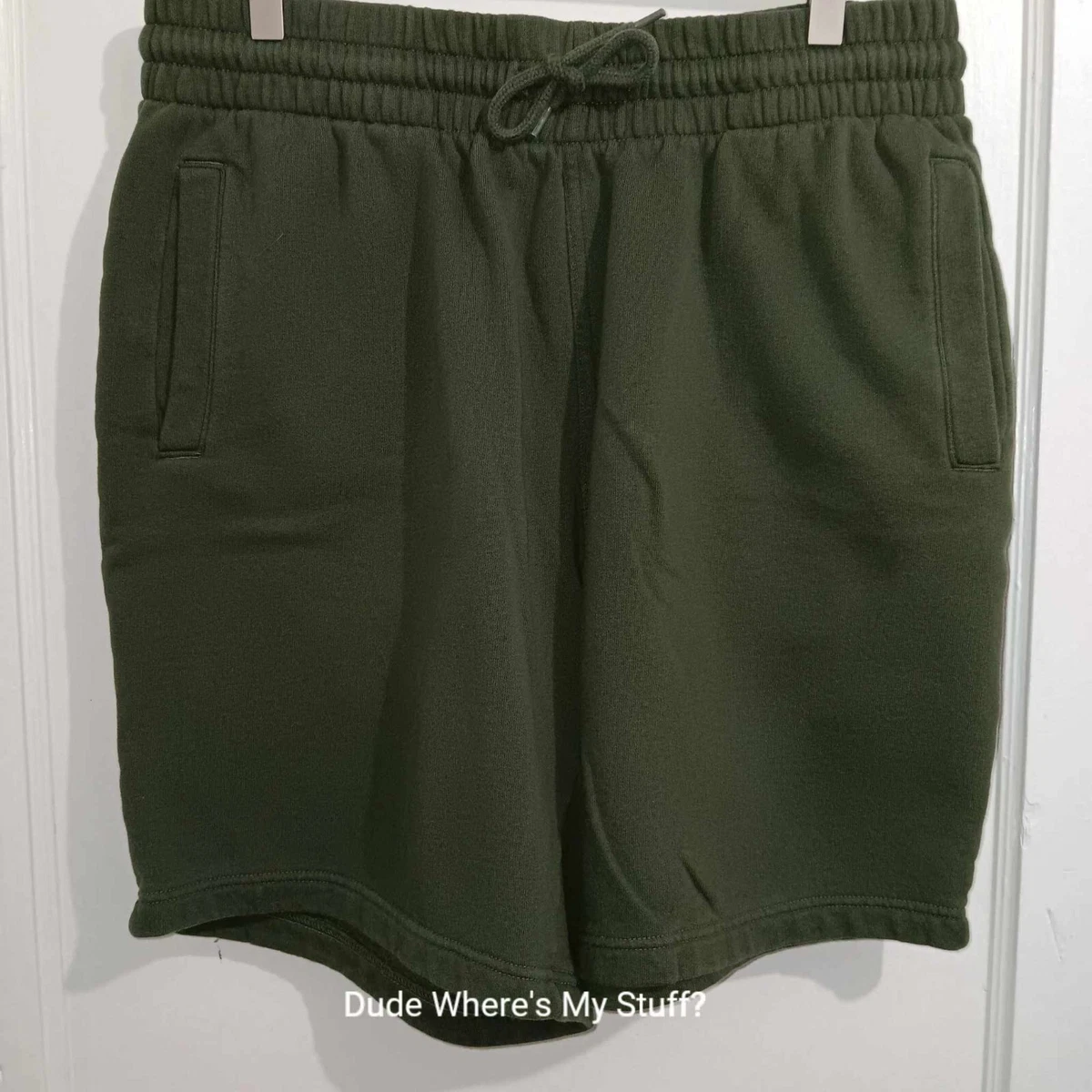 H M DIVIDED SWEAT SHORTS OLIVE GREEN MEN S SIZE XL SEE PICTURES SIZES