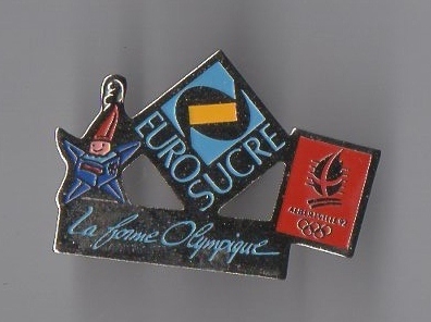 Lot 2 pins JO Albertville 92 (logo + flamme La Poste) – SANS attache – collection olympique - Collection