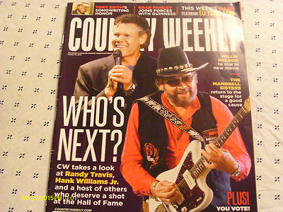Hank Williams Jr Covers  Country Weekly Magazine March 2015 Allison Moorer