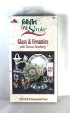 Donna Dewberry VHS Plaid FolkArt One-Stroke Glass Ceramics New Sealed 2002