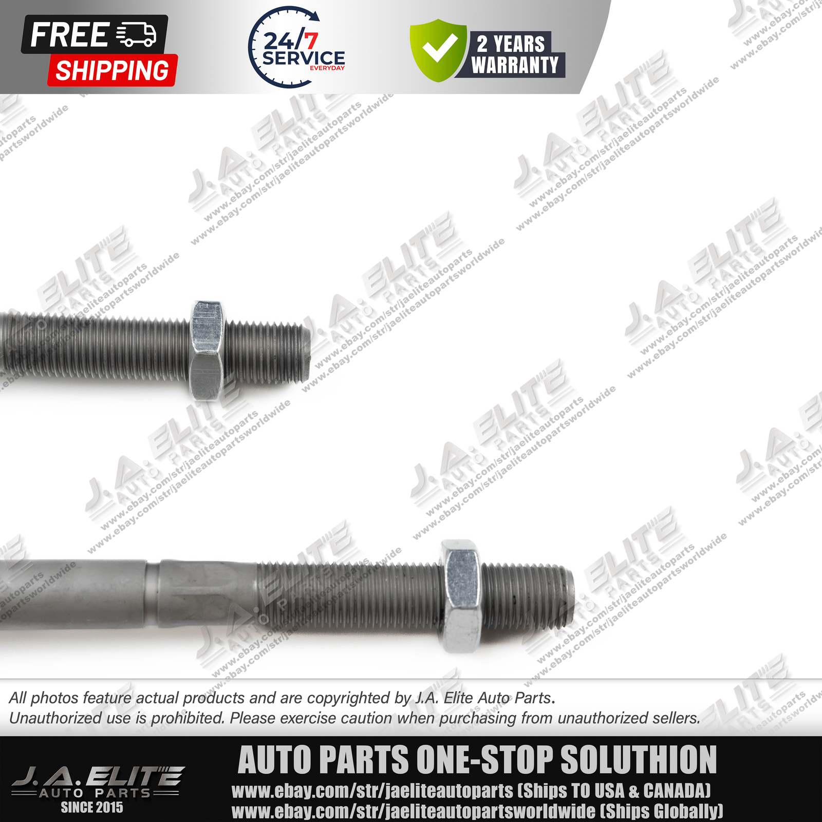 2pcs Left & Right Inner Tie Rods fit Ferrari California 458 488, 264539 264540