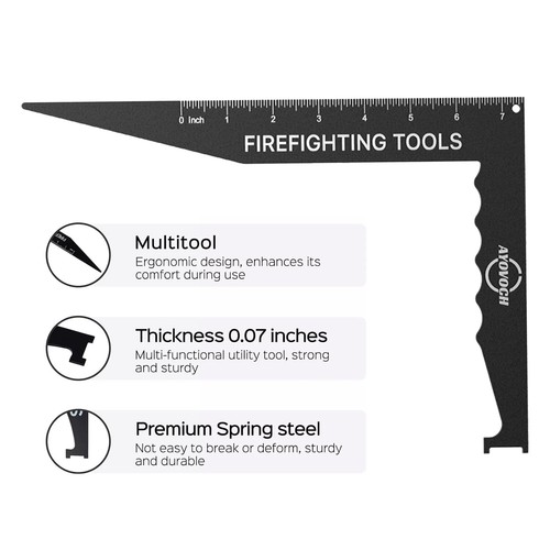 2PCS Firefighter Tool Access Doors Easily Multi-Purpose Leverage Tool - Picture 5 of 6
