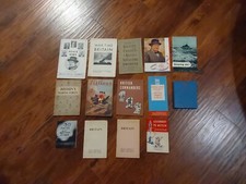 14 livrets WWII Angleterre Grande-Bretagne Churchill croix rouge 50 faits etc