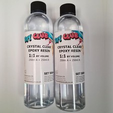 Epoxy Resin SET 1:1 Ratio 500ml (250ml+250ml) Clear, NON TOXIC, Jewellery, Mould