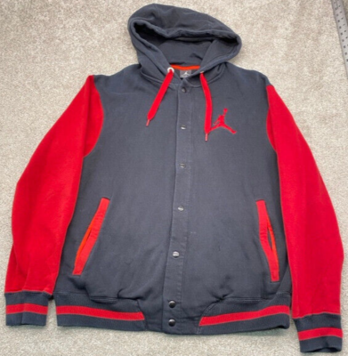 jordan button up hoodie