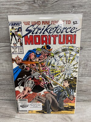Marvel Comics Strikeforce Morituri #7 Copper Age June 1987 We Who Are Bout To