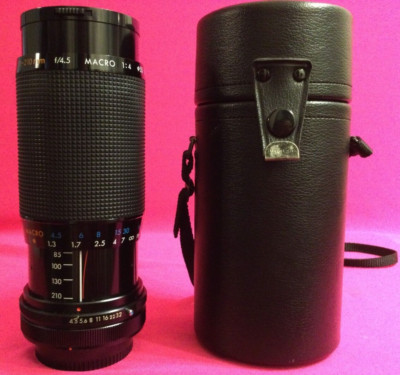 Kiron Kino Precision 70-210mm f/4.5 Macro 1:4 MC Lens w/Case