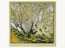 Postcard Gustave Baumann "Silver Sky" n.d. Museum of Fine Arts NM MINT