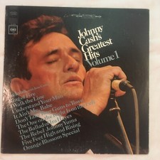 Johnny Cash Greatest Hits Volume 1 Vinyl LP 1967 Columbia Records VG/VG 2-Eye