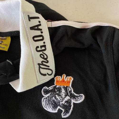 The Goat Collection Neu mit Etikett Herren Poloshirt Gr. S schwarz Logo - Bild 4 von 9