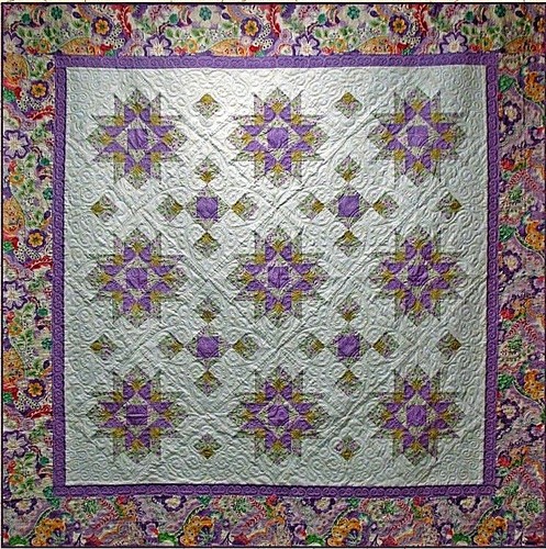 Neues zusammengesetztes Quiltmuster JENSEITS DER STERNE jede Größe - Bild 1 von 1