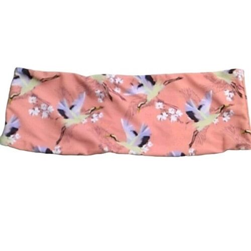 Zaful Coral Bandeau Bikini Top Size M