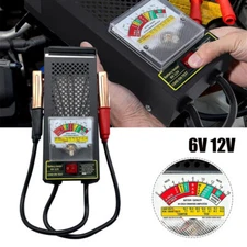 Battery Load Tester 6V 12V Alternator Test + Voltmeter & Clip For Car Motorcycle