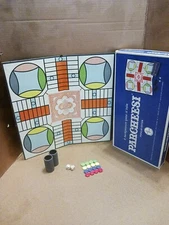 Vintage 1964 Selchow & Righter Parcheesi Popular Edition Board Game Complete EUC