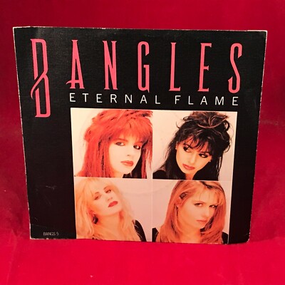 THE BANGLES Eternal Flame 1989 UK 7'' Vinyl Single CBS record original A