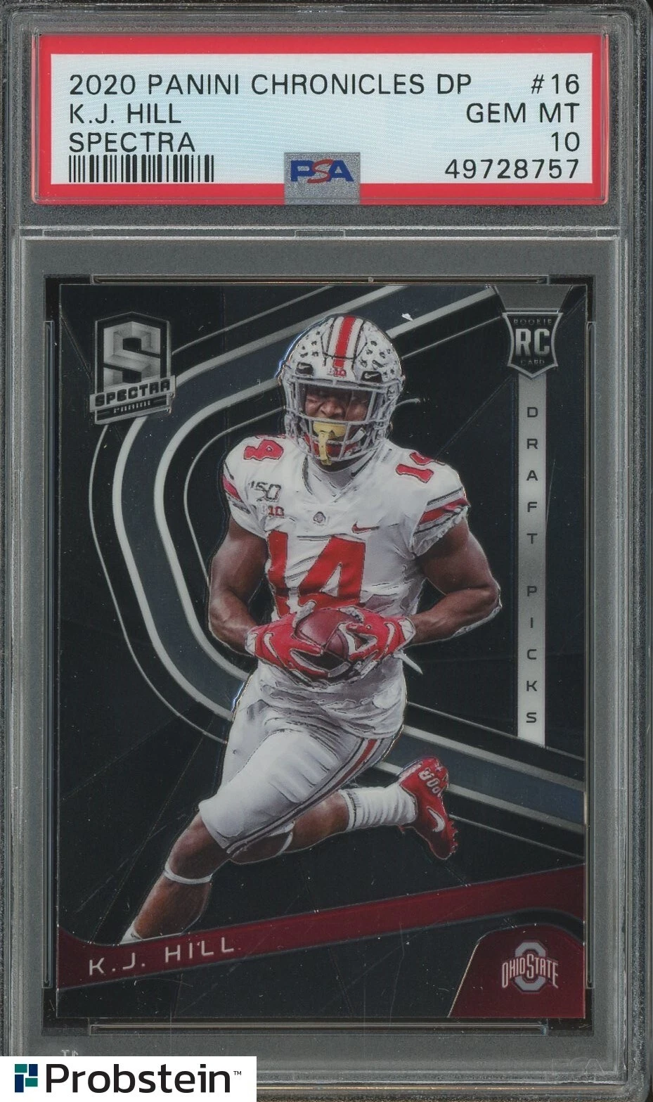 KJ Hill Panini Chronicles Draft Picks Spectra #16 Base