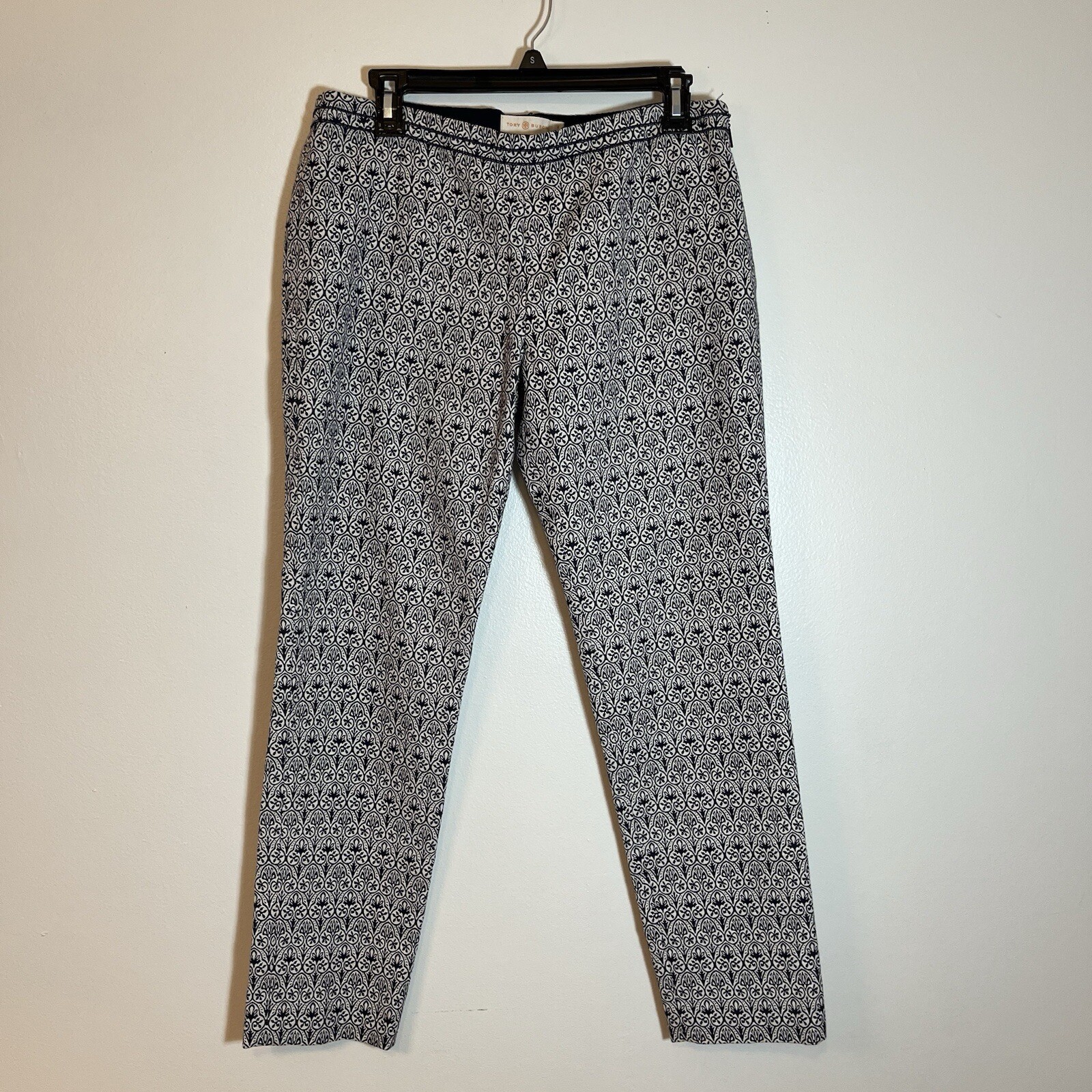Tory Burch Heidi Jacquard Pants size 6. Cotton Blend A Tory Favorite