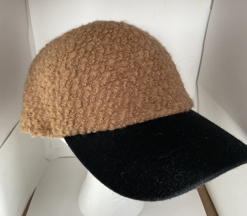 Baseball fitted HAT 60% Wool Brown 