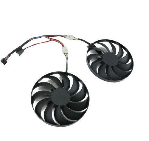 Cooling Fan For ASUS Radeon RX 5500 XT DUAL EVO OC 5500XT T129215SU 95MM 4Pin - Afbeelding 3 van 10