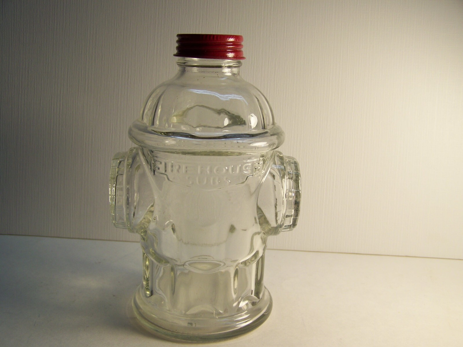 FIRE HOUSE SUBS GLASS FIRE HYDRANT GLASS BANK eBay