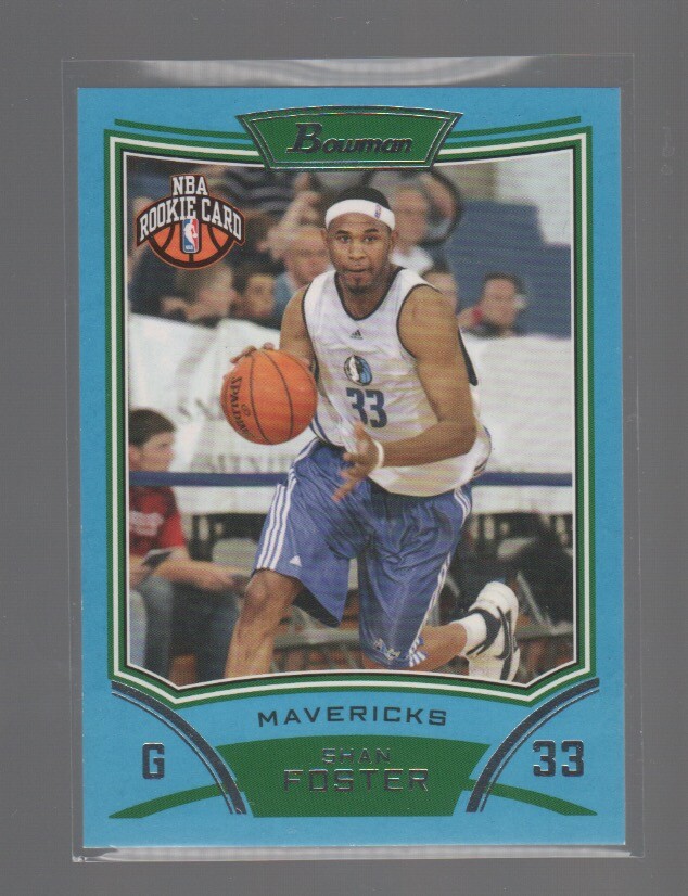 SHAN FOSTER 2008-09 BOWMAN BLUE ROOKIE CARD #147 /499 | eBay