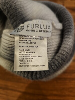 Furlux Tie-Dye & Fox Fur Pom-Pom Beanie Furlux Tie-Dye & Fox Fur Pom-Pom Beanie - ShopStyle Hats main image 3