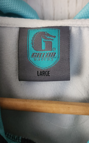 Sudadera con Capucha Gator Waders Para Hombre Grande Negra Gris Azul Hoguera Pesca Caza - Imagen 4 de 9