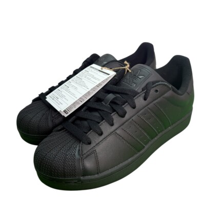 スニーカー adidas Superstar II Black JI0081 adidas Originals Superstar 2 Core Black JI0081 Men's Size US