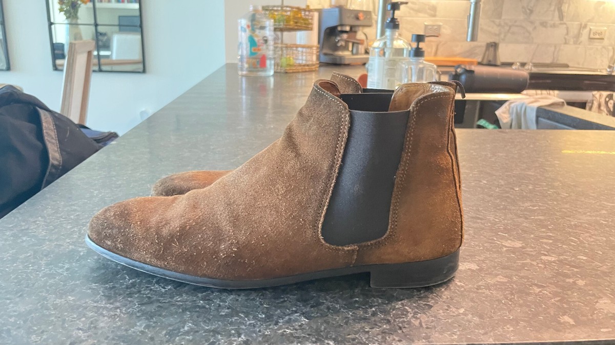 Zara Boots Mens Size 9 Brown Leather Chelsea Wingtip Brogue Ankle Dress EU 42 LEATHER CHELSEA BOOTS - Brown | ZARA United States main image 4