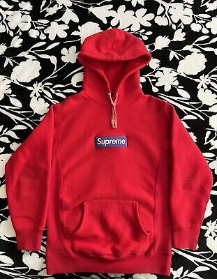 Supreme Supreme Box Logo Hoodie Fw17 Purple On Red 