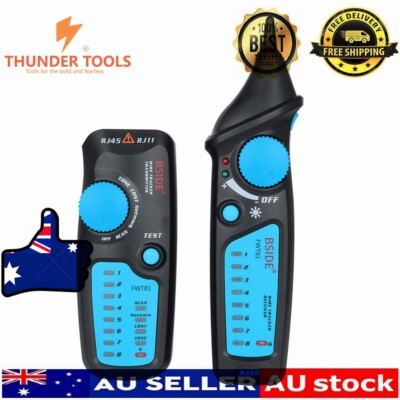 Thunder Tools BSIDE Multi-functional LCD Network Cable Tester Wire Tracker