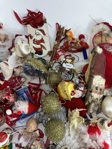 Riesiges Konvolut Vintage und moderner Weihnachtsschmuck klein-mittelgroß Baumschmuck - Bild 4 von 15
