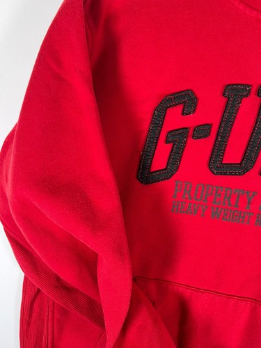 Sudadera con capucha roja de peso pesado Y2K G-Unit Tools of The Trade talla XL de gran tamaño - Imagen 9 de 19