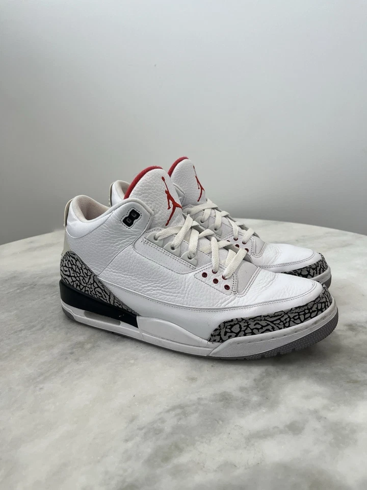 Size 13 - Jordan 3 White Cement 2011 - image 1 of 4