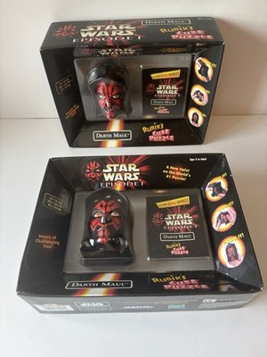 Star Wars Episode I Darth Maul Rubik's Cube Puzzle Lot Brand New Sealed 1999