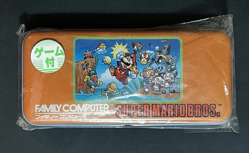Vintage 1985 Super Mario Bros Pencil Case & Game, FamiCom,  Nintendo Collectible - product listing photo