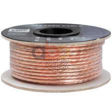 50 FT Feet True 12 GA Gauge AWG Speaker Wire Cable Car Home Audio 2 Conductor