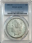 1894-O Morgan Silver Dollar $1 – PCGS AU50 – New Orleans Mint