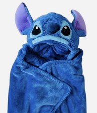 Stitch Disney Blanket With Hooded Pillow Fleece Teddy And 50x30 Blanket