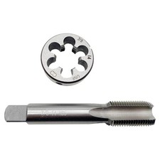 7/8 x 14 Tap and Round Die Set Cutting Tool 7/8x14 Thread Right Hand 7/8-14 M...