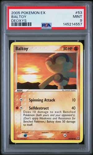 Baltoy graded PSA 9 for sale on eBay