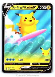 Surfing Pikachu V 008/025 Celebrations