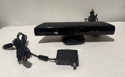 Xbox 360 Kinect Camera Microsoft Sensor Bar - Black W/ Two Cords