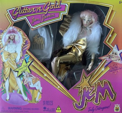 The Loyal Subjects Jem and the Holograms Glitter and Gold 12'' Jem Fashion Doll