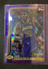 2025-26 Topps - Rui Hachimura #154 Purple Rainbow /250